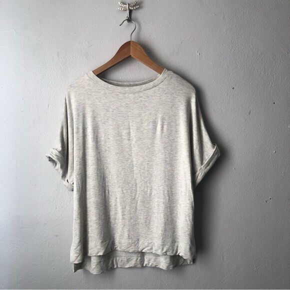 Rachel Zoe heathered grey oversized teeshirt size XS - Picture 1 of 7